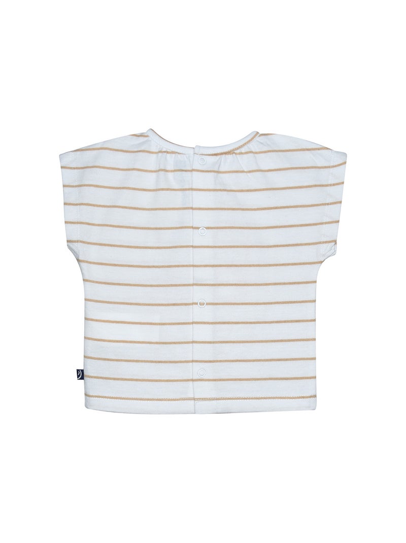TSHIRT SHORT REGINE BEBE Blanc - Kiabi