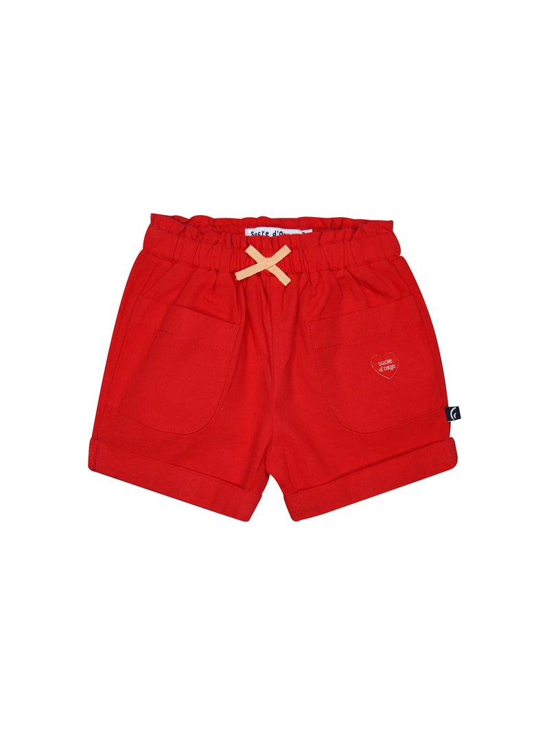 TSHIRT SHORT REGINE BEBE Blanc - Kiabi