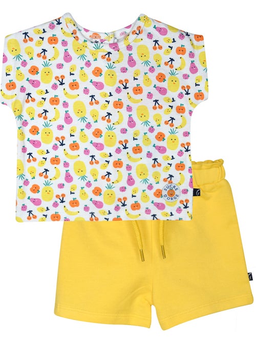 TSHIRT SHORT ROSIANE MAILLE MANCHES COURTES - Kiabi