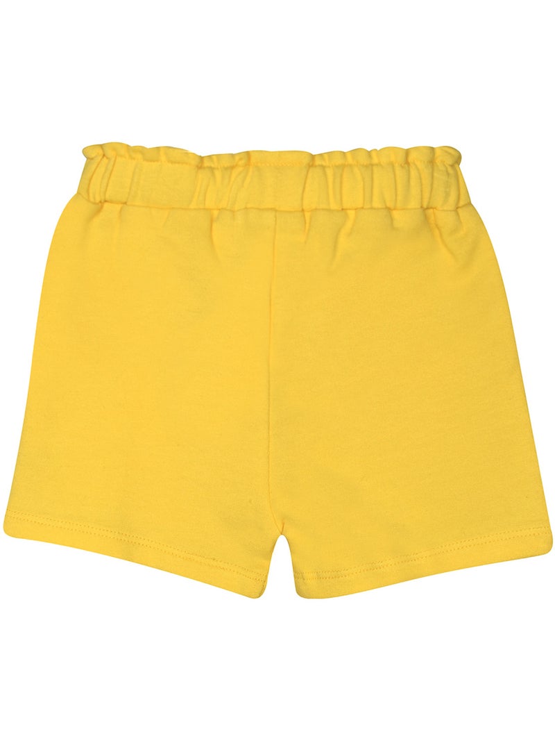 TSHIRT SHORT ROSIANE MAILLE MANCHES COURTES Jaune - Kiabi