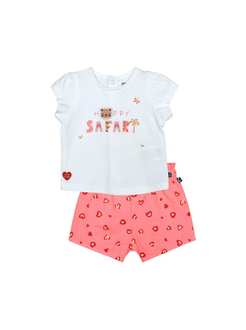 TSHIRT SHORT ROZENN NAISSANCE - Kiabi