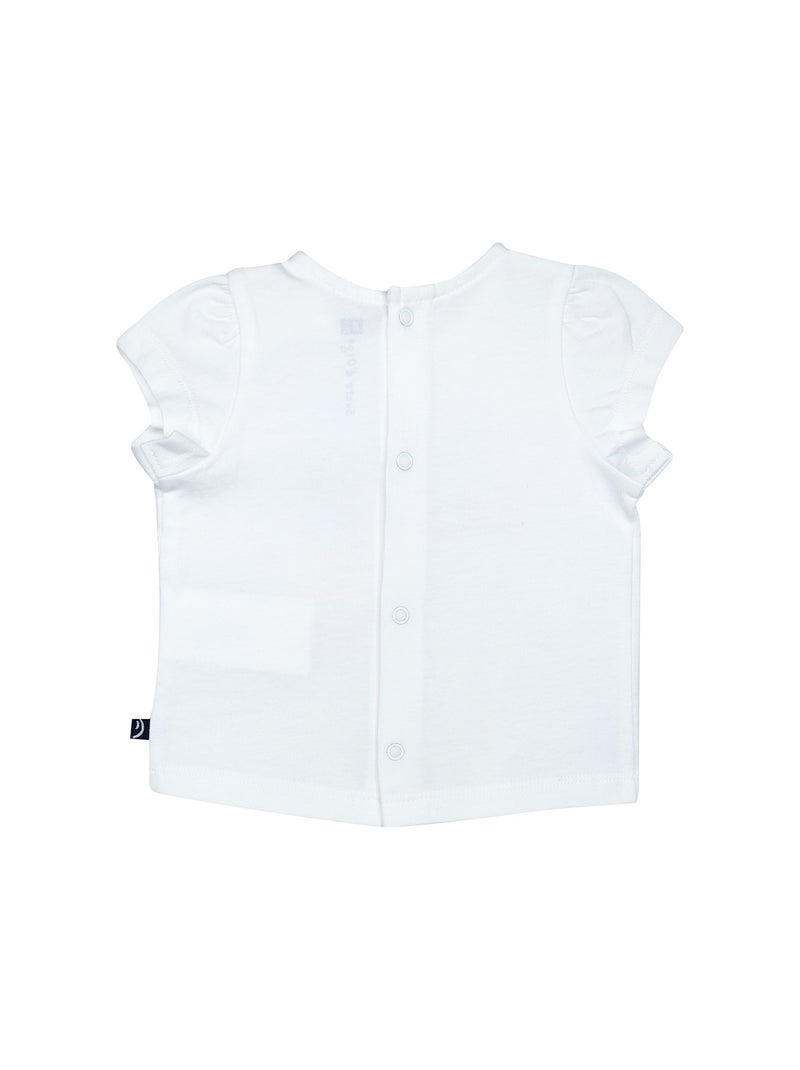 TSHIRT SHORT ROZENN NAISSANCE Blanc - Kiabi