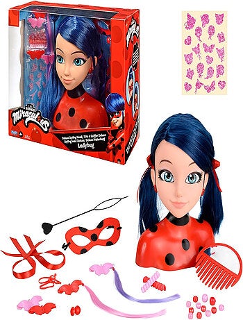 T?te ? Coiffer Ladybug Miraculous - Bandai