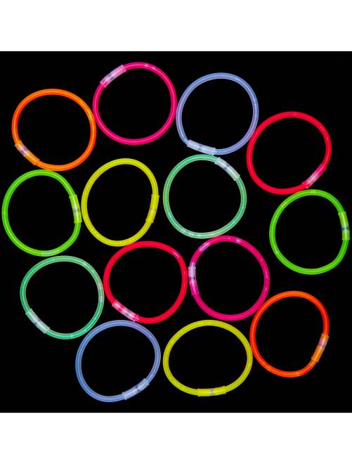 Tube 15 bracelets lumineux - Kiabi