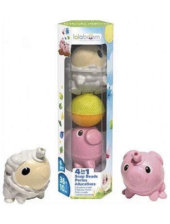 Tube de perles educatives mouton cochon BL313