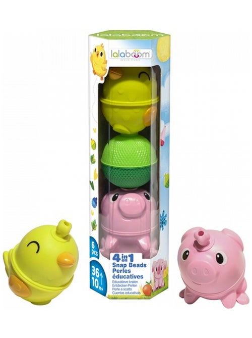Tube de perles educatives poussin animaux de la ferme BL312 - Kiabi