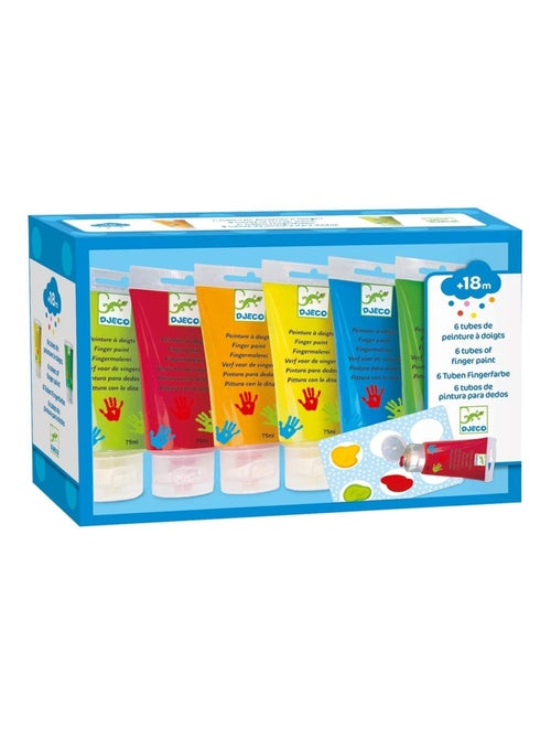 Tubes de peinture à doigts - Kiabi