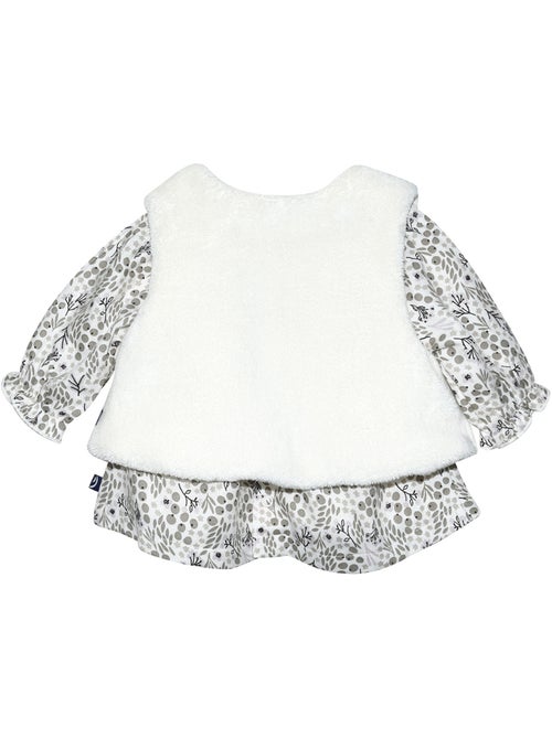 Tunic gilet s/s mches pantalon suzie serge - Kiabi