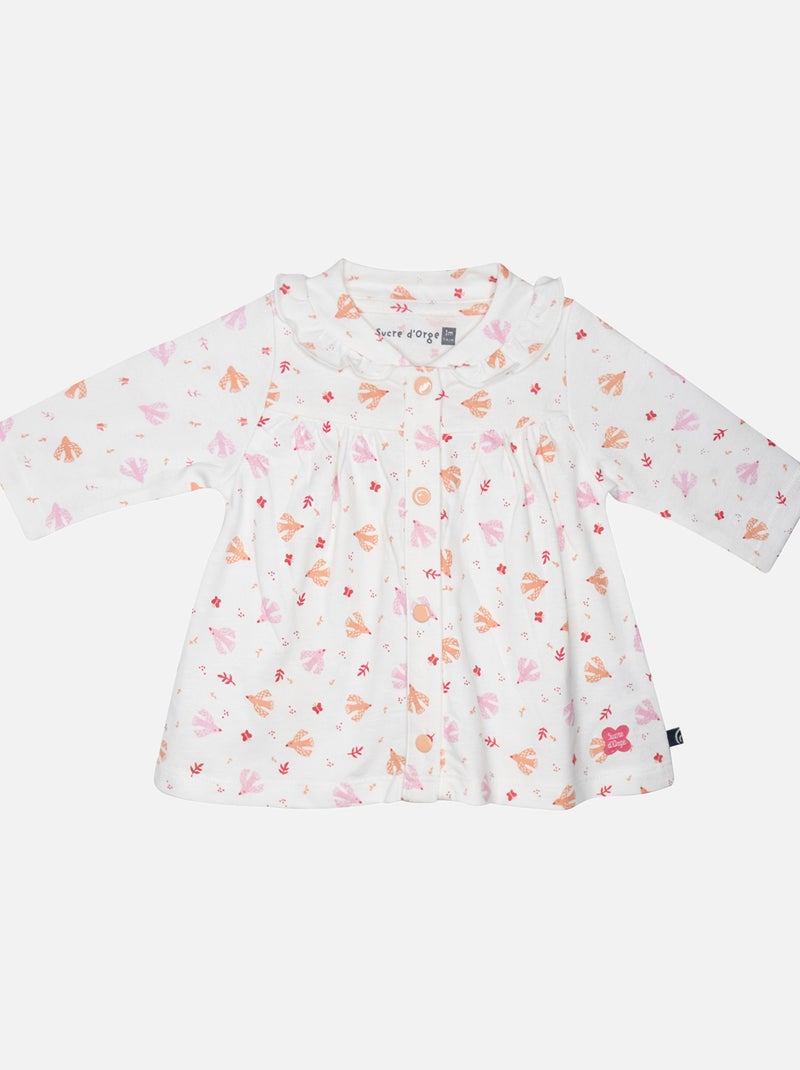 TUNIC JEGGING CHAUSSETTES LINA MANCHES LONGUES NAISSANCE Rose - Kiabi