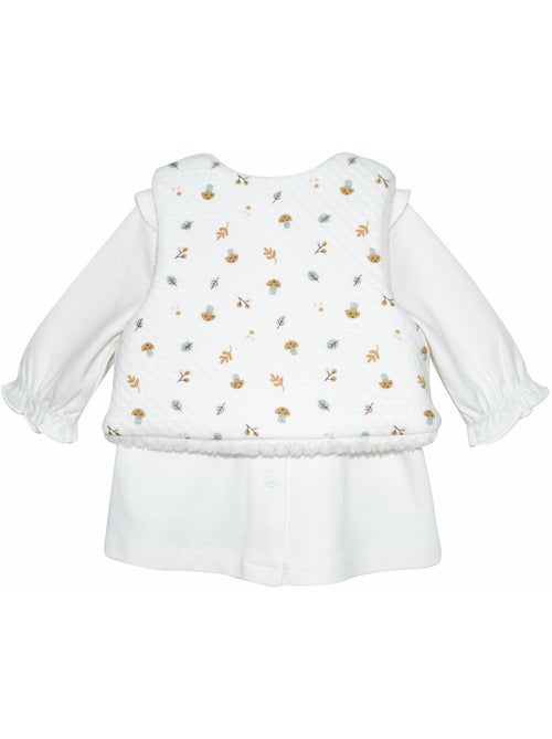 Tunic jegging gilet s/s mches santa maille naissance - Kiabi