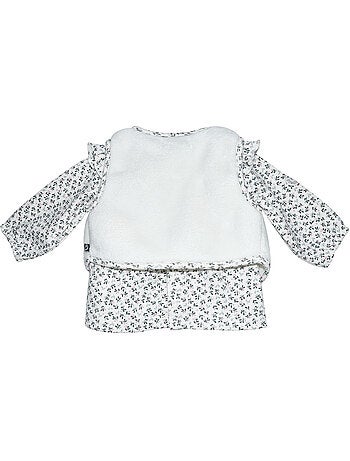 Tunic legging gilet s/s mches sandy maille bebe