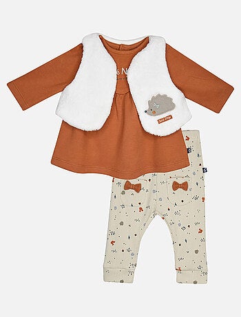 TUNIC PANTALON GILET SS MCHES IDA MAILLE NAISSANCE