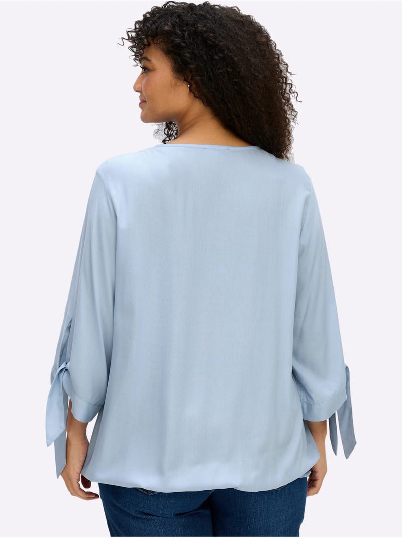 Tunique - Taille Standard - Sheego Bleu ciel - Kiabi