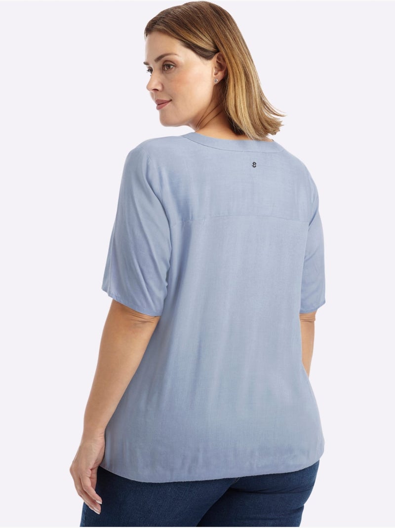 Tunique - Taille Standard - Sheego Bleu clair - Kiabi