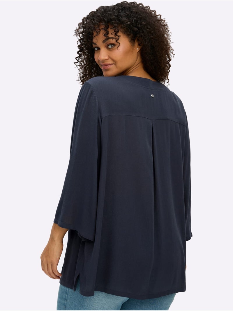 Tunique - Taille Standard - Sheego Bleu foncé - Kiabi