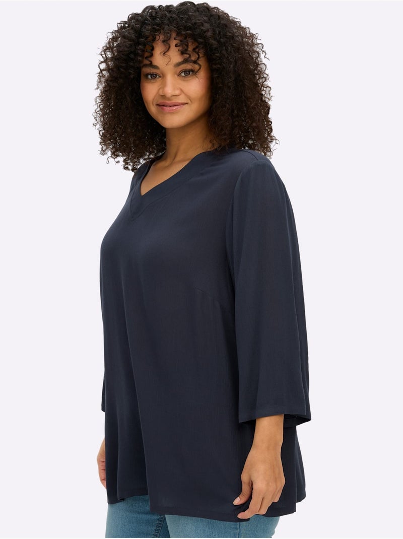 Tunique - Taille Standard - Sheego Bleu foncé - Kiabi