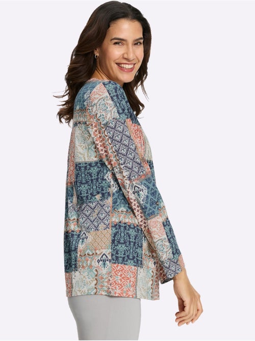 Tunique 50% Coton Et 50% Modal - Taille Standard - Witt - Kiabi Tunique 50% Coton Et 50% Modal - Taille Standard - Witt - Kiabi