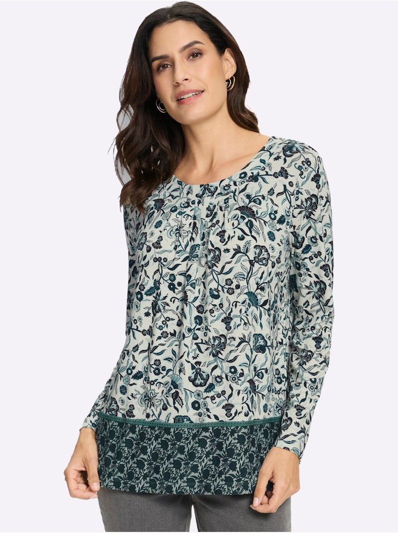 Tunique 95% Viscose - Taille Standard - Witt Bleu Bleu marine - Kiabi