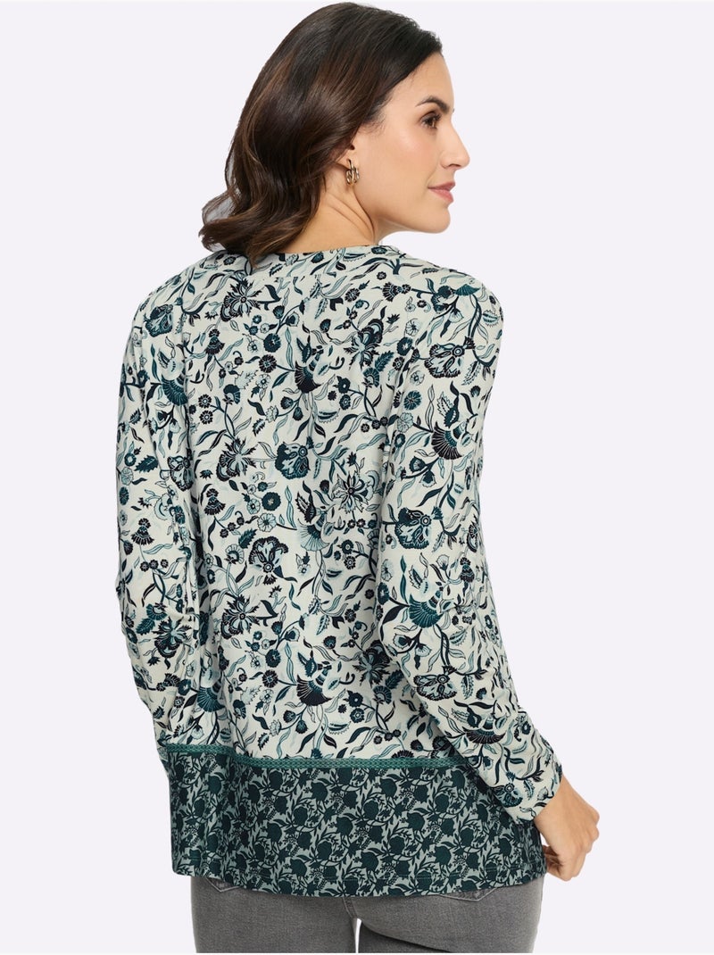 Tunique 95% Viscose - Taille Standard - Witt Bleu Bleu marine - Kiabi