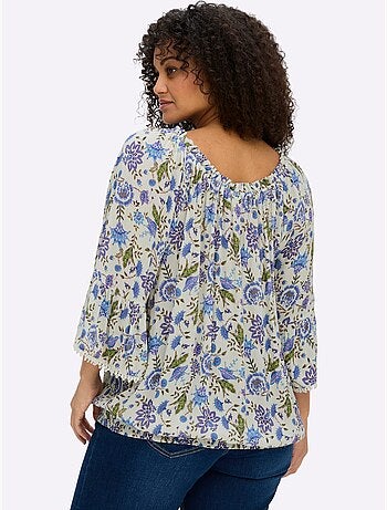 Tunique à Fleurs - Taille Standard - Sheego
