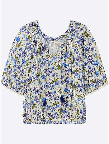 Tunique à Fleurs - Taille Standard - Sheego