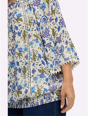 Tunique à Fleurs - Taille Standard - Sheego