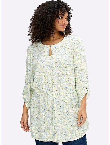 Tunique à Fleurs - Taille Standard - Sheego