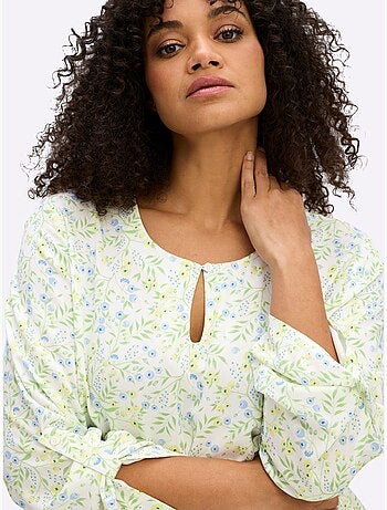 Tunique à Fleurs - Taille Standard - Sheego