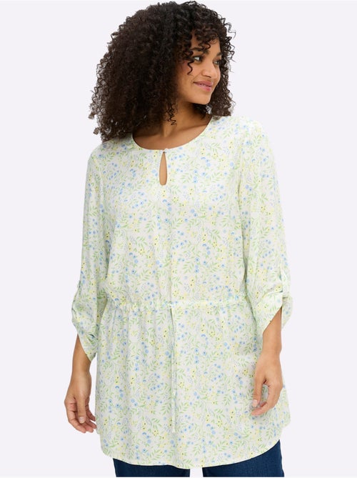 Tunique à Fleurs - Taille Standard - Sheego - Kiabi