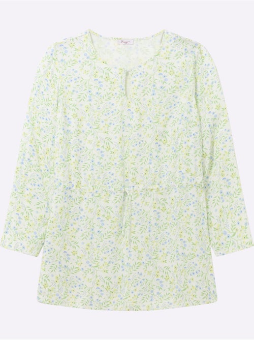 Tunique à Fleurs - Taille Standard - Sheego - Kiabi