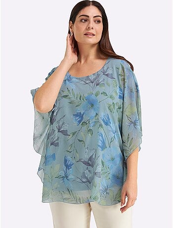 Tunique à Fleurs - Taille Standard - Sheego