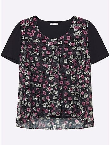 Tunique à Fleurs - Taille Standard - Sheego