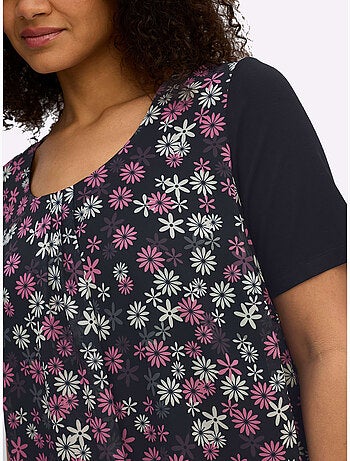 Tunique à Fleurs - Taille Standard - Sheego