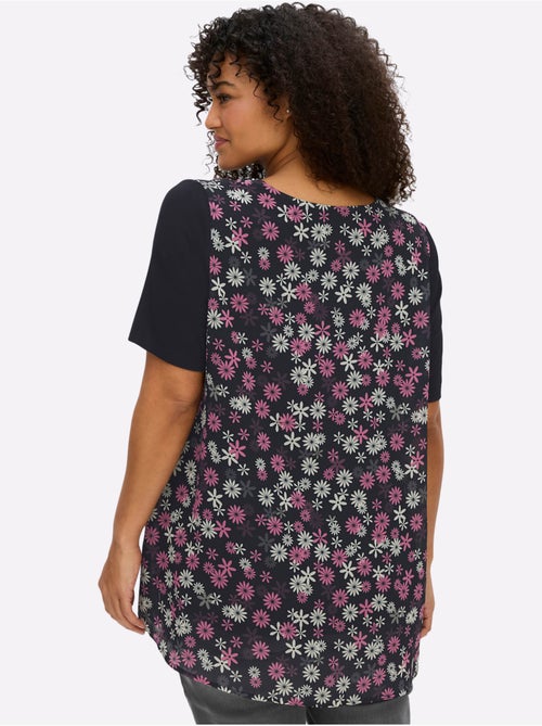 Tunique à Fleurs - Taille Standard - Sheego - Kiabi