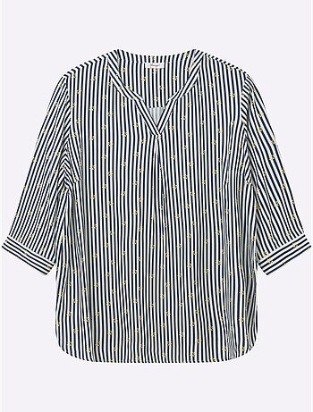 Tunique à Rayures - Taille Standard - Sheego