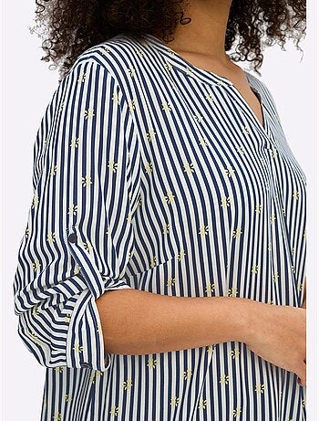 Tunique à Rayures - Taille Standard - Sheego