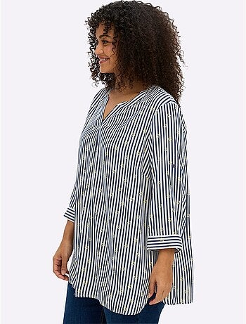 Tunique à Rayures - Taille Standard - Sheego