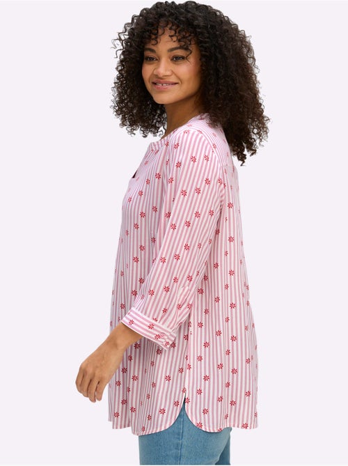 Tunique à Rayures - Taille Standard - Sheego - Kiabi