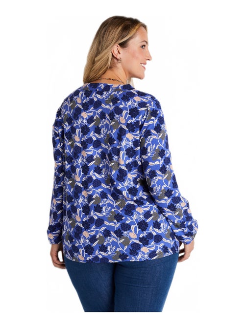 Tunique ample longue imprimé floral - Kiabi