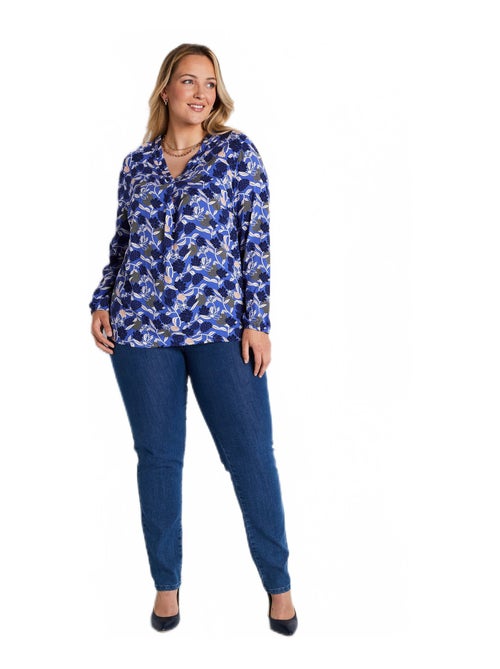 Tunique ample longue imprimé floral - Kiabi