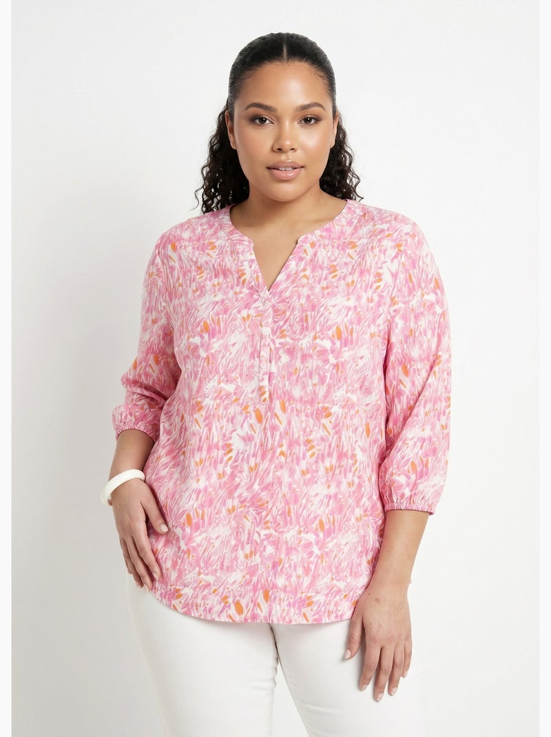 Tunique Longue Et Ample - Taille 46 - Blanche - Neuf Sans étiquettes - Style Chic été Sans Manches