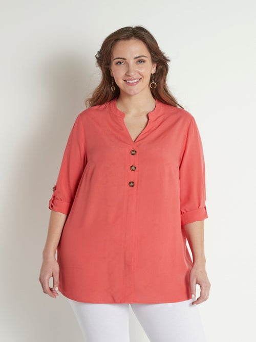 Tunique ample longue manches 3/4 - Afibel - Kiabi