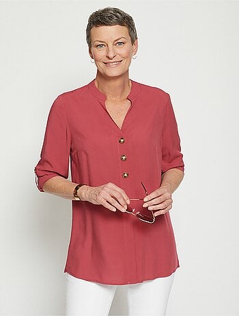 Tunique ample longue manches 3/4