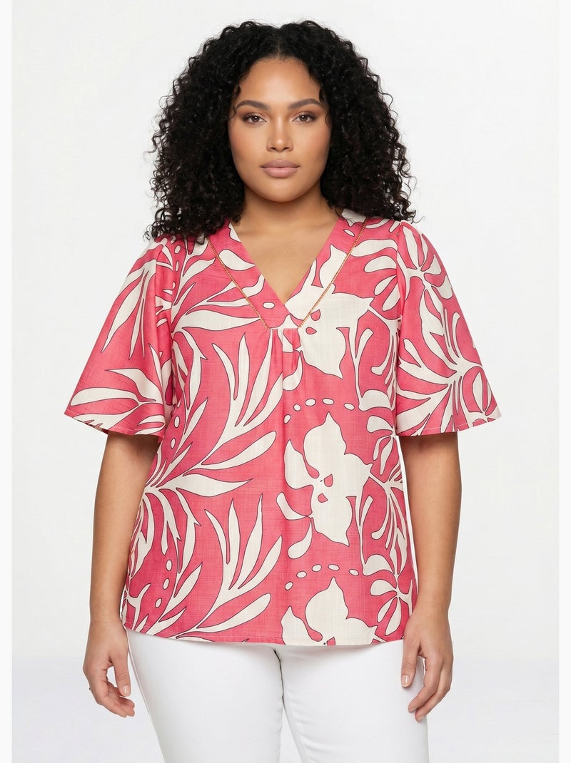 Tunique Ample Longue Blanche - Taille 46 - Neuve Sans étiquettes