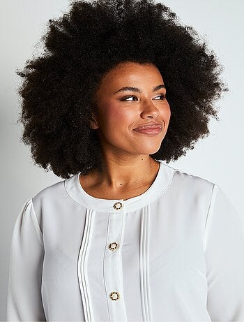 Tunique ample mi longue col rond