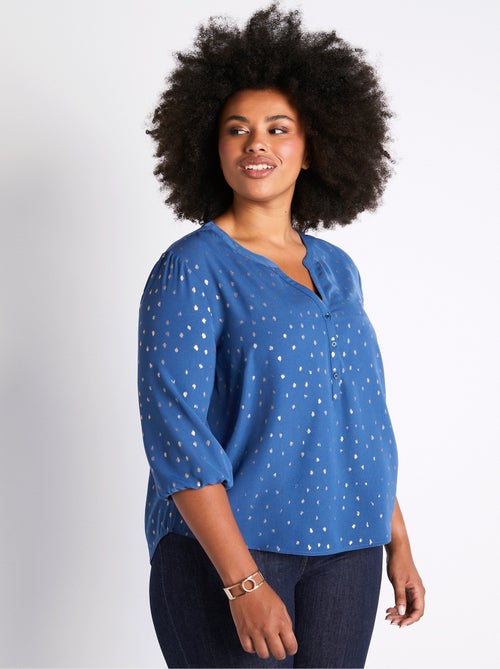 Tunique ample mi-longue manches 3/4 - Kiabi