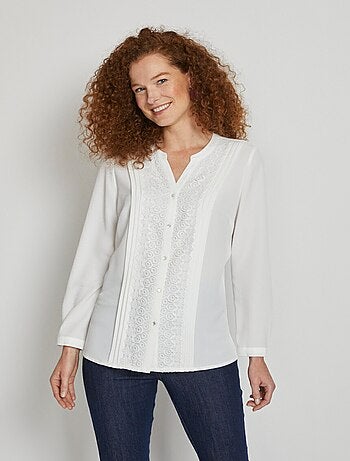 Tunique avec fantaisie dentelle - Afibel