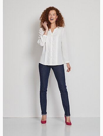 Tunique avec fantaisie dentelle - Afibel