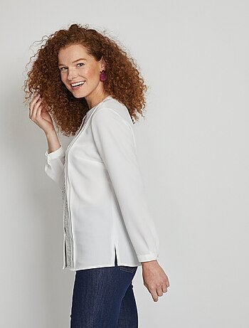 Tunique avec fantaisie dentelle