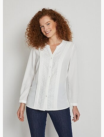 Tunique avec fantaisie dentelle